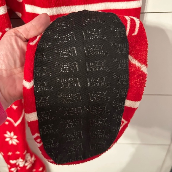 LAZY ONE XS Ugly Christmas Nordic footed hood oversized Reindeer unisex onesie - Picture 6 of 12